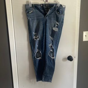 Abercrombie and Fitch high-rise super skinny curve love